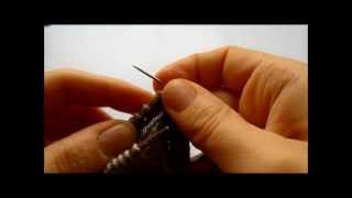 Knitting Tutorial Grafting in pattern [upl. by Alihet914]