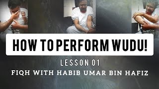 Lesson 01  How To Perform Wudu Ablution  Fiqh With Habib Umar bin Hafiz English [upl. by Carlie]