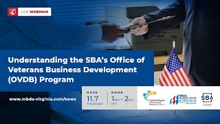 Understanding the SBAs Office of Veterans Business Development OVDB Program [upl. by Elysia406]