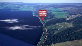 Fly through of the Etape Loch Ness route [upl. by Dorelle]