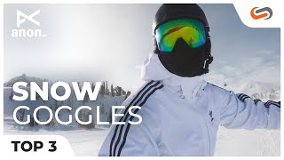 Anon TOP 3 Snowboard Goggles of 2020  SportRx [upl. by Bruce]