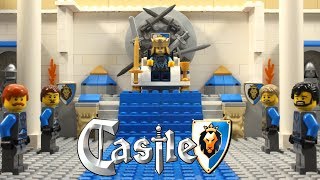 Lego Castle Lion Knights Legends Stop Motion Animation [upl. by Annhoj]