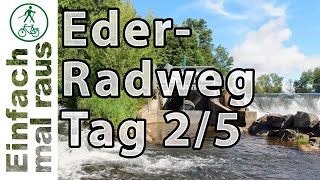 EderRadweg Tag 25  Fahrradtour  Radreise  Camping  Edersee  Fulda [upl. by Ahselyt]