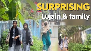 Surprising Lujain 🤩♥️ and family  Unaisa Subair [upl. by Clovah]