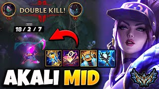 Akali vs Irelia  MID  Lol Korea Challenger Patch 142 ✅ [upl. by Namqul]