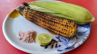 Roasted Corn masala recipe in Gas stove  Bhutta masala recipe [upl. by Alegnaed]