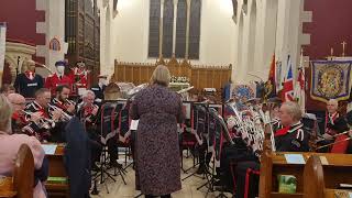 Tamlaghtmore Silver Band Full Clip 4K  Derryloran Boyne Defenders 55th Anniversary Indoor 2023 [upl. by Dumah45]