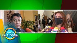 Elizabeth Álvarez asegura que Jorge Salinas se encuentra bien de salud  Venga La Alegría [upl. by Leirum]