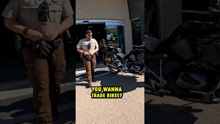 Trading bikes with a cop [upl. by Gauldin]