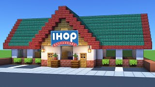 How To Build a Ihop In Minecraft [upl. by Norda]