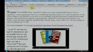 PHP MySQL Data Entry Applications with WizzyWeb [upl. by Knipe]