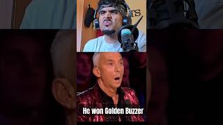 Golden Buzzer beatboxer mb14 beatbox reaction shorts music agt bgt [upl. by Esoryram]