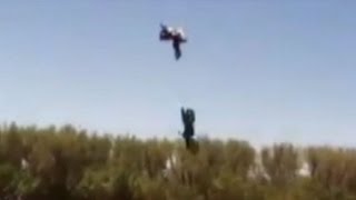 Stuntmans Big Jump Goes Horribly Wrong Caught on Tape [upl. by Britney]