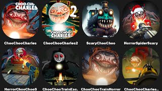 Choo Choo Charles 2Scary Choo Choo TrainHorror Spider TrainHorror Train GameChoo Choo Charlie [upl. by Kassie]