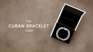 Mens Silver Cuban Link Bracelet  Mens Jewelry Unboxing  JAXXON [upl. by Loar]