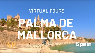 PALMA DE MALLORCA Walking Tour Part 2 🇪🇸 Mallorca Spain 4K Video Tour after Lockdown [upl. by Keldah]