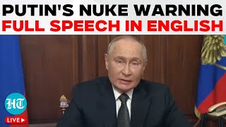 LIVE Putin Speech In English Russian President Issues Second Nuclear Warning To West  Trump  US [upl. by Llenej611]