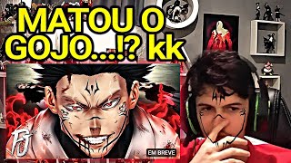 Sukuna Trap 😈😈 Jujutsu Kaisen  Matei Satoru Gojo   REACT [upl. by Steep]