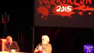 Gunnar Hansen talk at HorrorCon 2015 Texas Chainsaw Massacre [upl. by Zurc]