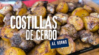 COSTILLAS DE CERDO AL HORNO PREPARA ESTA RECETA EN 5 MINUTOS [upl. by Gine247]