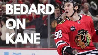 Connor Bedard On Patrick Kane Return  Chicago Blackhawks [upl. by Aldarcy]