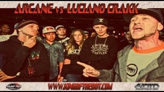 KOTD  Rap Battle  Arcane vs Luciano Crakk  GP2012 R2 [upl. by Euqinemod675]