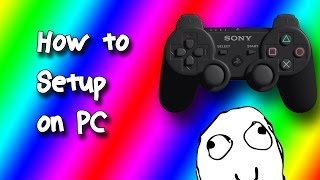 How to Use and Setup a Ps3 Controller PC FREE [upl. by Nwahsyar]