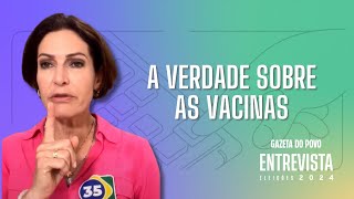 Cristina Graeml se irrita ao falar de vacinação quotVou processarquot [upl. by Ettigdirb]