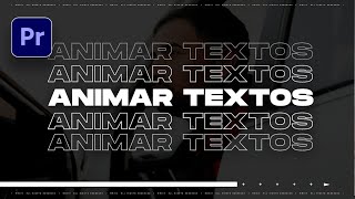 ANIMAR TEXTOS Tutorial Premiere Pro [upl. by Lamar]