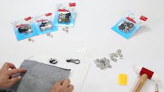 How to make eyelets  grommets application 5mm 6mm 85 mm [upl. by Silsbye]