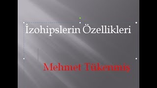 İzohipslerin Özellikleri [upl. by Tenej]