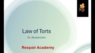 Overview of Tort Law [upl. by Turmel627]