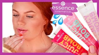 Essence JUICY BOMB Lip gloss Review  Essence Cosmetics 2021 [upl. by Mayram]