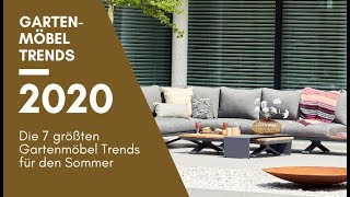 ▶ Gartenmöbel Trends 2020  GartenundFreizeitde [upl. by Ramar311]