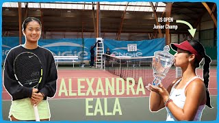 Courtside chat 1 ft Alexandra Eala [upl. by Also657]