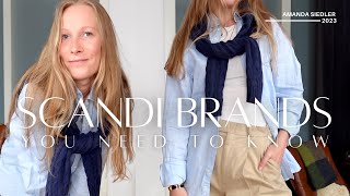 Scandinavian Clothing Brands You Need to Know  From a Swedish Perspective  Amanda Siedler 💙 [upl. by Ait]