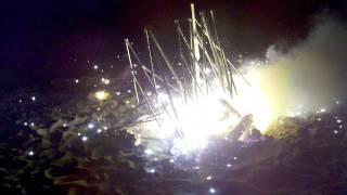 3 Magnesium VW Engine Blocks Burning  On Fire EXPLODE [upl. by Alit130]