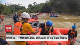 Wisata Rafting Di Geopark Merangin Jambi [upl. by Nalliuq]