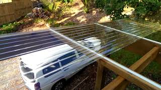 How to install polycarbonate roofing [upl. by Attinahs]