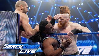 The New Day vs The Bar  Gauntlet Match Part 3 SmackDown LIVE March 26 2019 [upl. by Gnilsia]