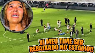 MEU TIME CAIU E VI UM CENÁRIO DE GUERRA  Santos 1X2 Fortaleza [upl. by Nadnarb]