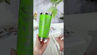 Lets Laser Engrave on A Metal Tumbler with Creality Falcon2 Pro 22W falconlasercutting diycrafts [upl. by Lam]