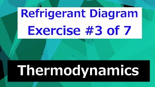 Refrigerant Diagram Exercise 3 of 7  Thermodynamics  Class 69 [upl. by Anceline]