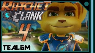 Ratchet amp Clank PS4 100  Part 4 Planet Kerwan Aleero City Metropolis [upl. by Sillyhp]