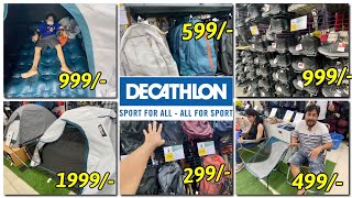 New Trip ki Planning  Best Camping Tent amp Gear in Decathlon  DECATHLON TOUR Delhi  Trekking Gear [upl. by Artinad125]