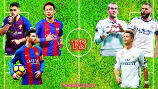 MSN Vs BBC Messi Neymar Suarez And Ronaldo Benzema Bale Comparison [upl. by Annoled]