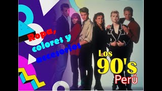 MODA DE LOS 90´S  Ropa colores y accesorios [upl. by Coster]