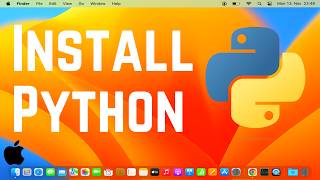 How to Install Python on Mac  Install Python on macOS 2024 [upl. by Deva193]