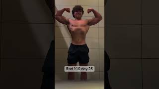 Rad 140 day 25 motivation bulk bodybuilding lifting lifting fitnesstips [upl. by Philbin337]