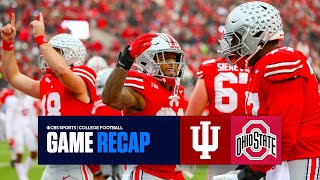 No 2 Ohio State WINS 30th straight game vs No 5 Indiana  Game Recap [upl. by Rehpotirhc]